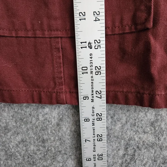 Peach Love California Southwestern Blouse Top Women's S Burgundy Red Pockets - Picture 7 of 7